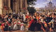 unknow artist Infresso dell'Imperatore Francesco I d'Austria in Vienna il 16 luglio 1814, dopo la pace di Parigi France oil painting artist